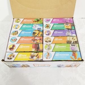Bricks Small Animals Collectio. Stimulate the Child's Imagination. 12 boxes. New